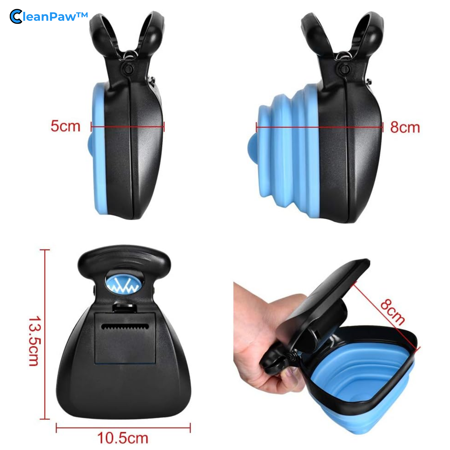CleanPaw™ Tragbarer Hundekot-Schaufler