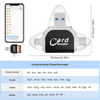 BytePort 4-in-1 SD-Kartenleser – USB-C & USB 3.0