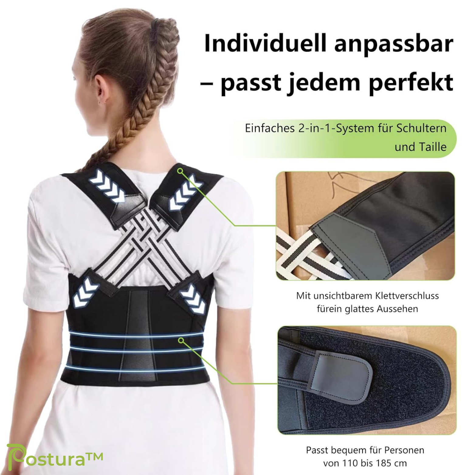 Postura™ Verstellbarer Rückenhalter