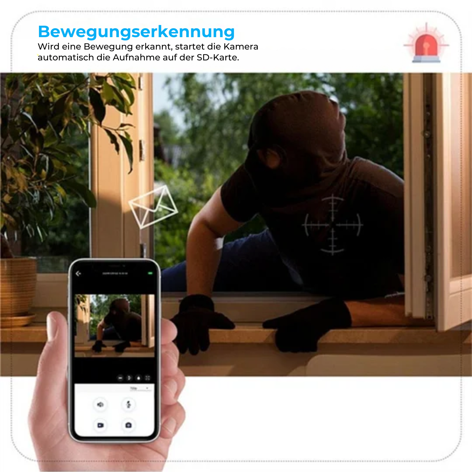 VisiGuard 1080p WLAN Überwachungskamera