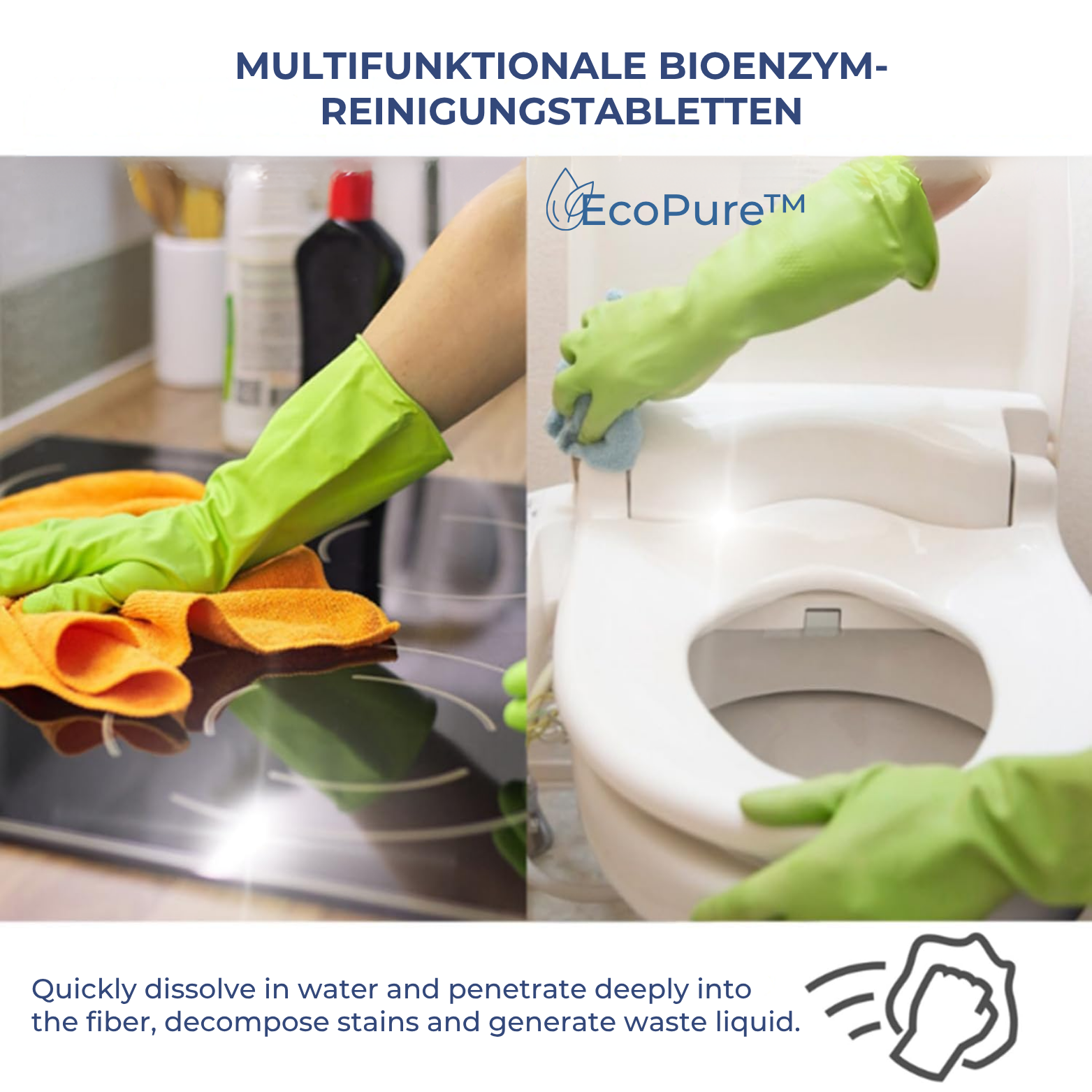 EcoPure™ Bio-Enzym Tiefenreinigungstabs