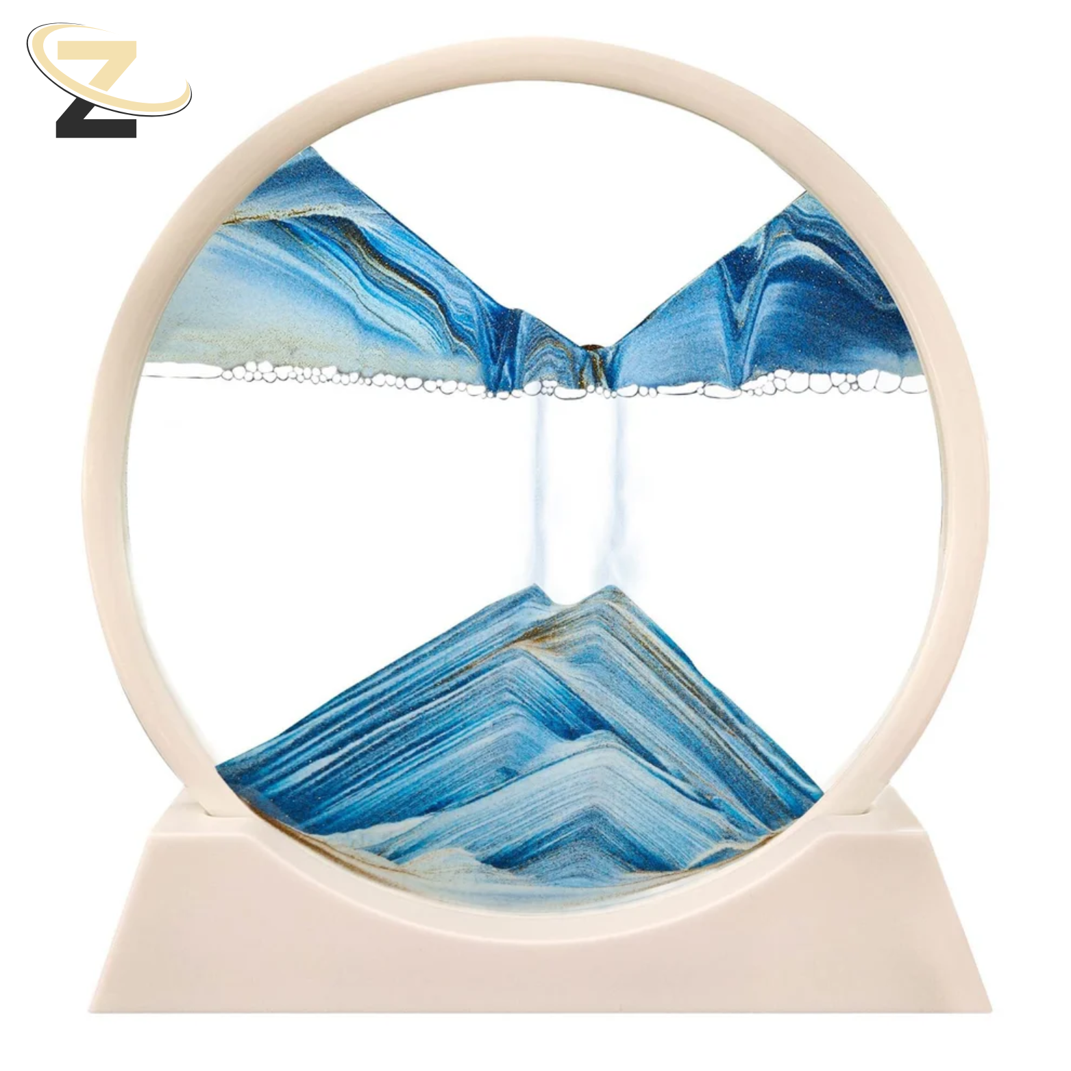 ZenScape™ 3D Sandbild – Dynamische Sandkunst für Büro & Zuhause