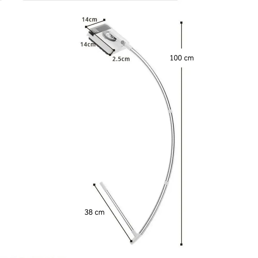 GlassMeister™ - Reinigen Sie Glasflächen mühelos, auch an schwer zugänglichen Stellen