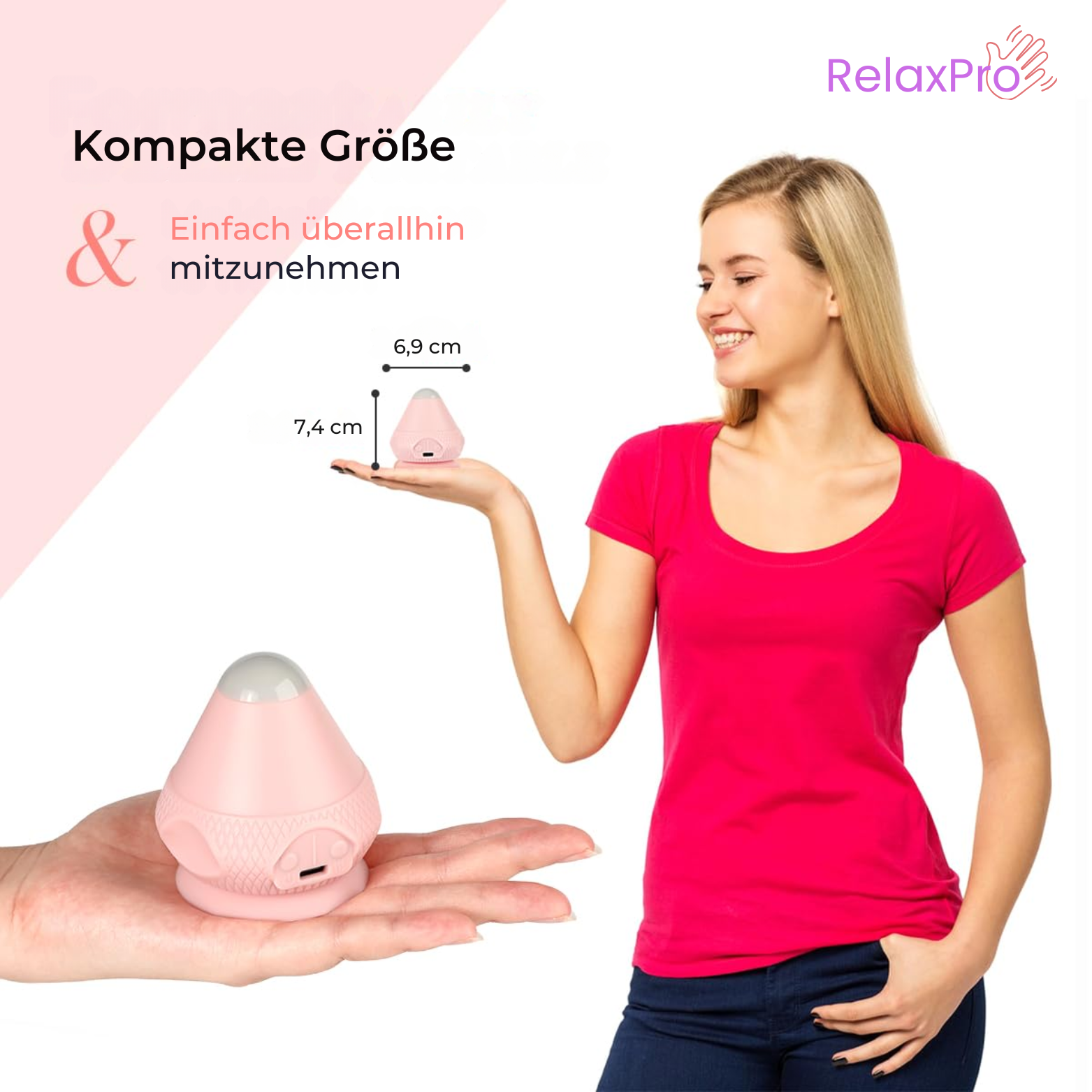 RelaxPro Nacken- & Schultermassagegerät mit Wärme und Vibration
