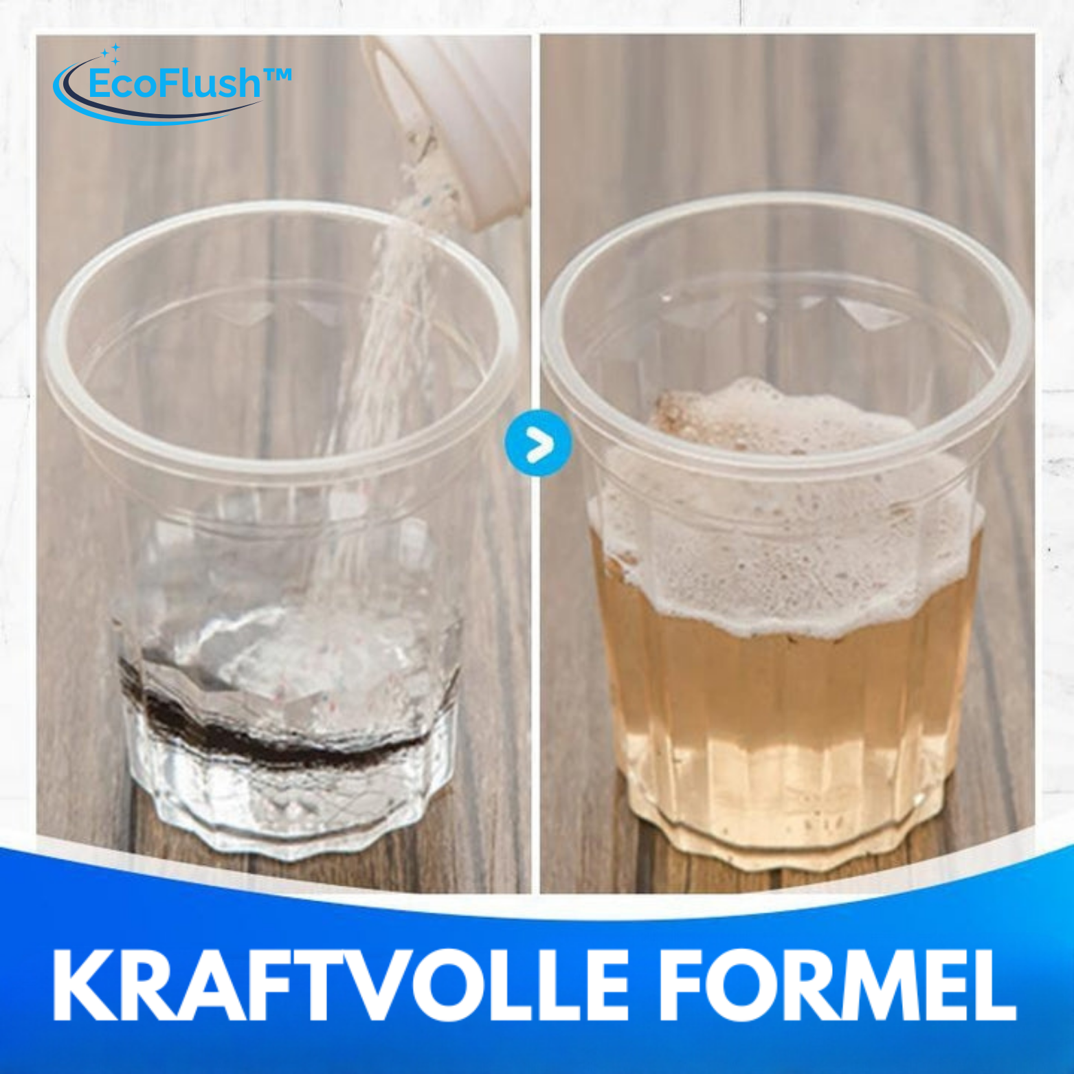 EcoFlush™ Spülbecken und Abflussreiniger