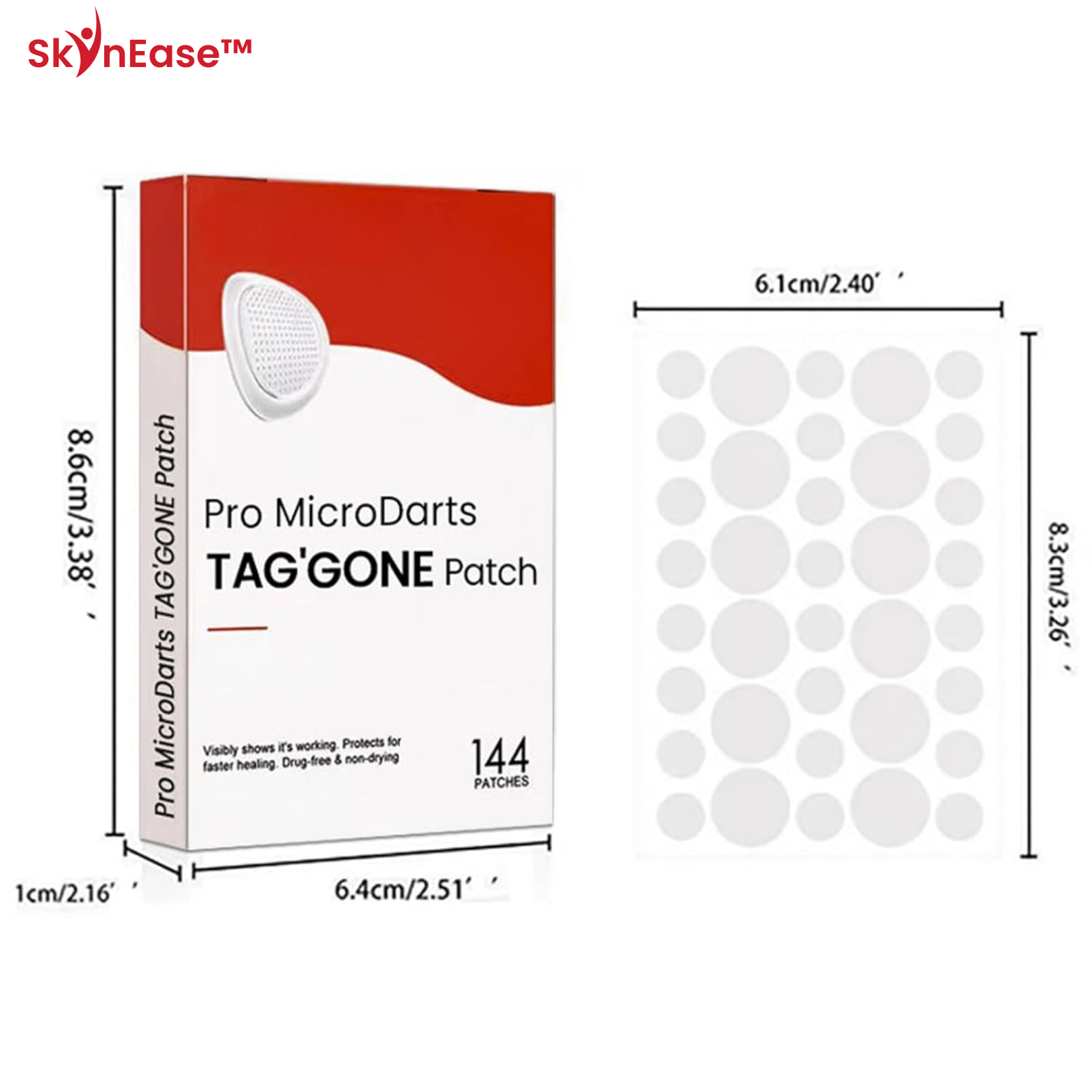SkinEase™ Microdarts Anti-Falten Patch