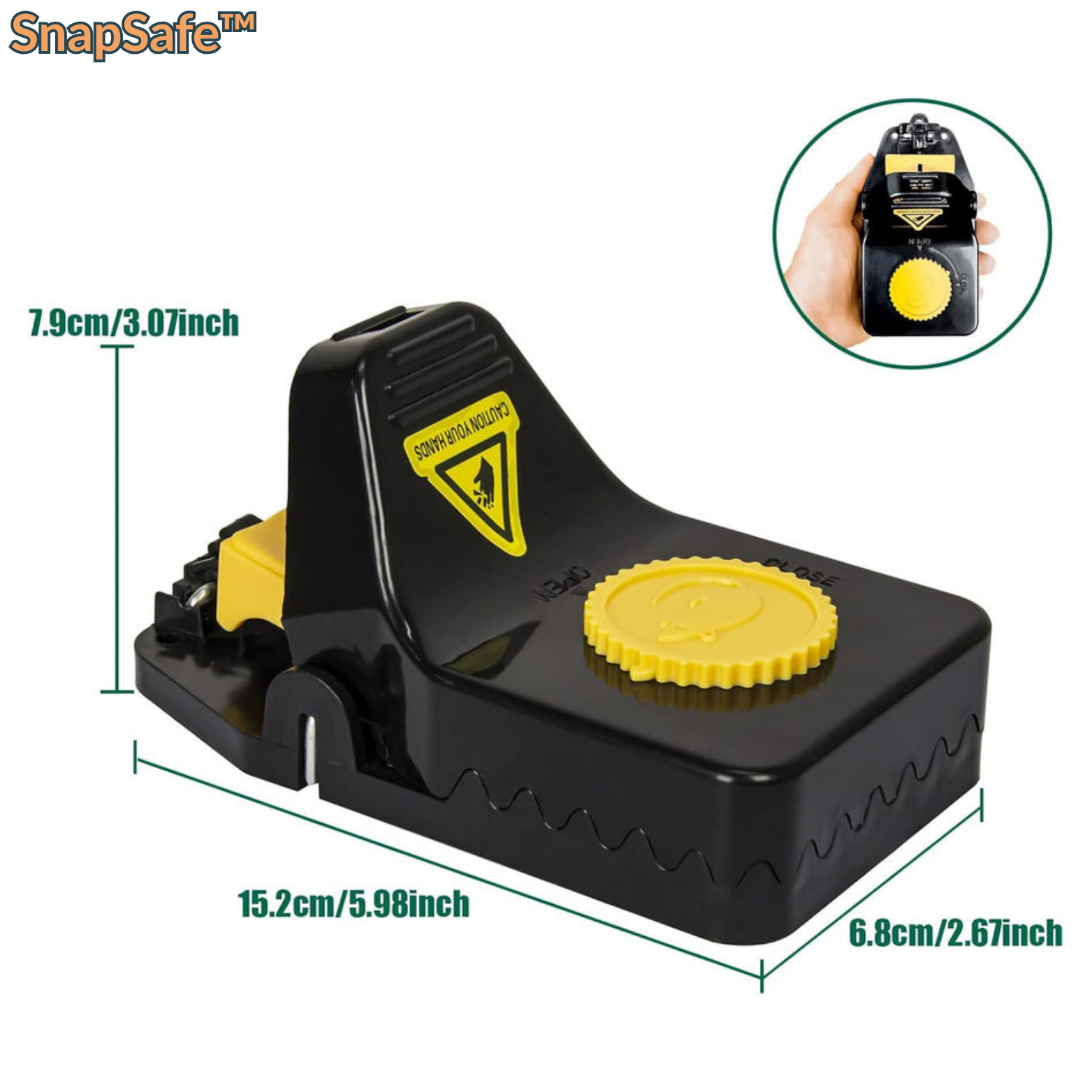 2+2 GRATIS | SnapSafe™ Große Mausefalle