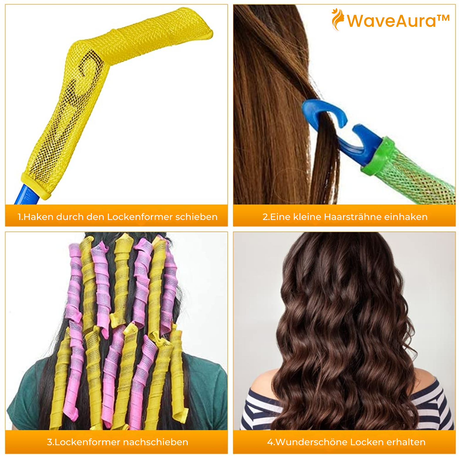 WaveAura™ 12er Spiral Haarwickler