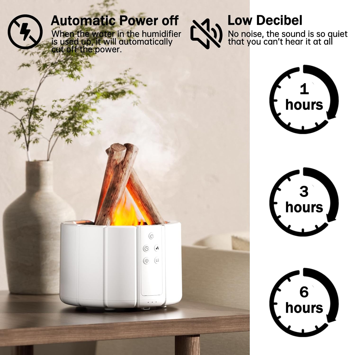 AromaGlow™ | Flammen Öl Diffuser mit Fernbedienung