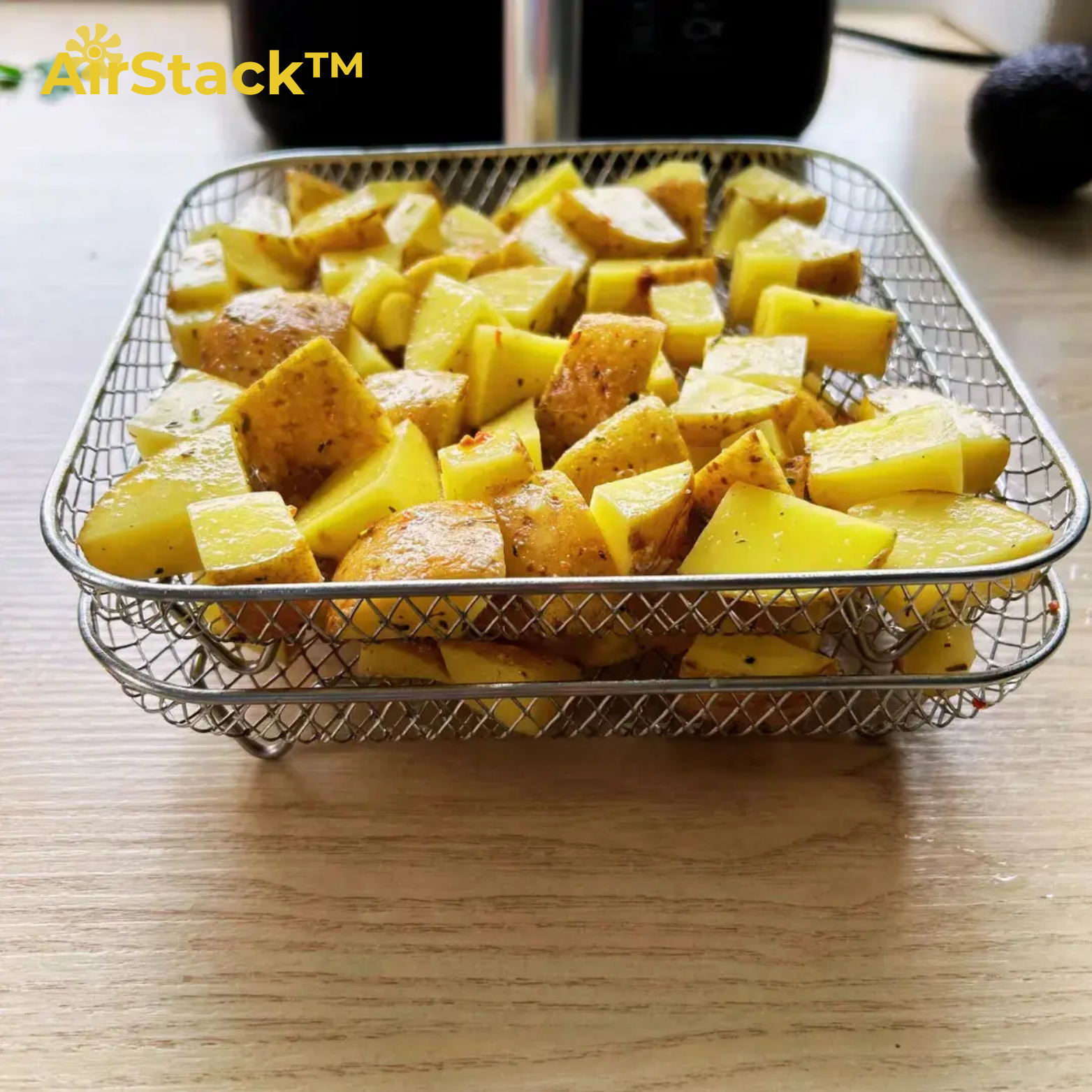 AirStack™ Stapelbares Grillrost für Heißluftfritteusen