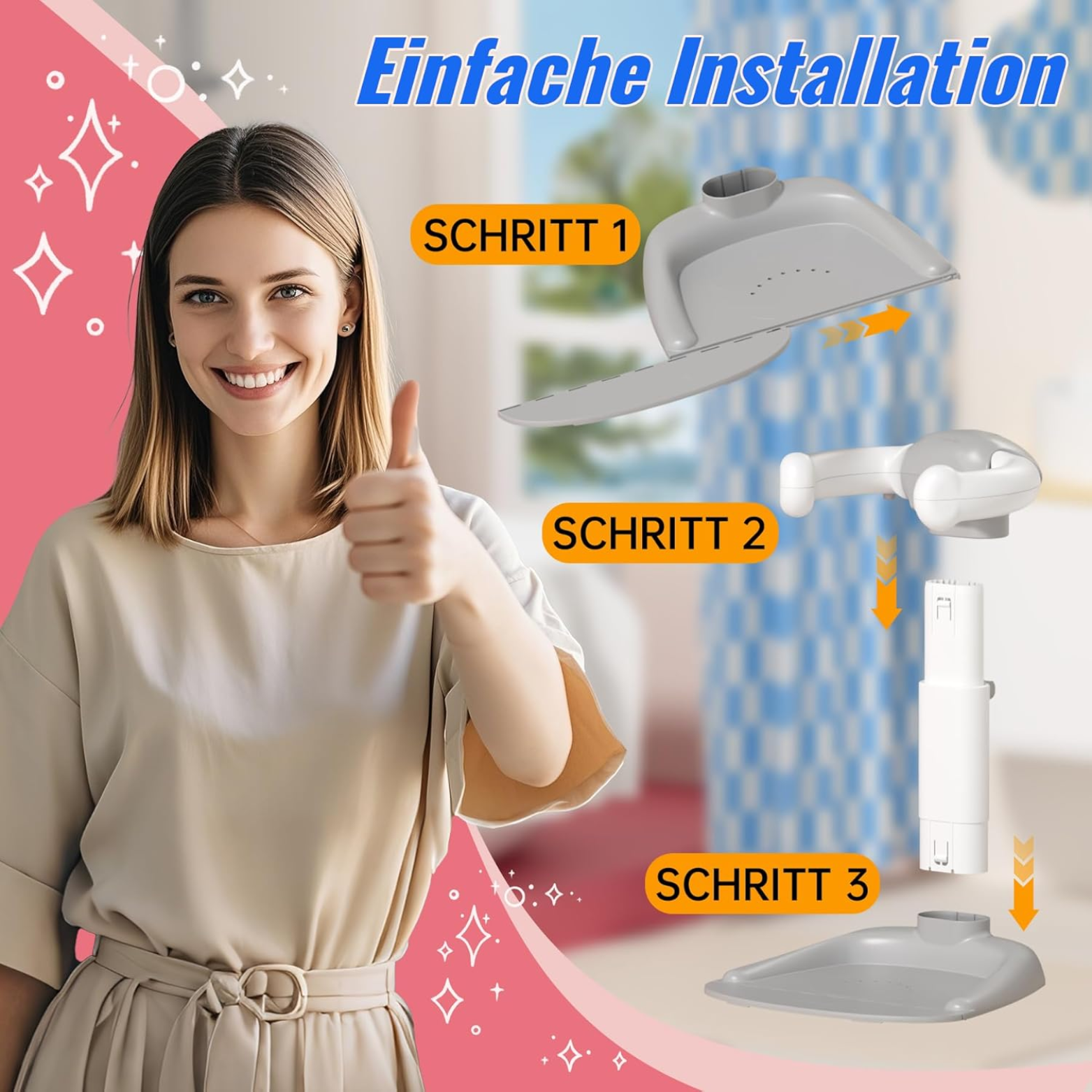 TinyStand™ Baby Duschständer mit Sicherheitsgriff