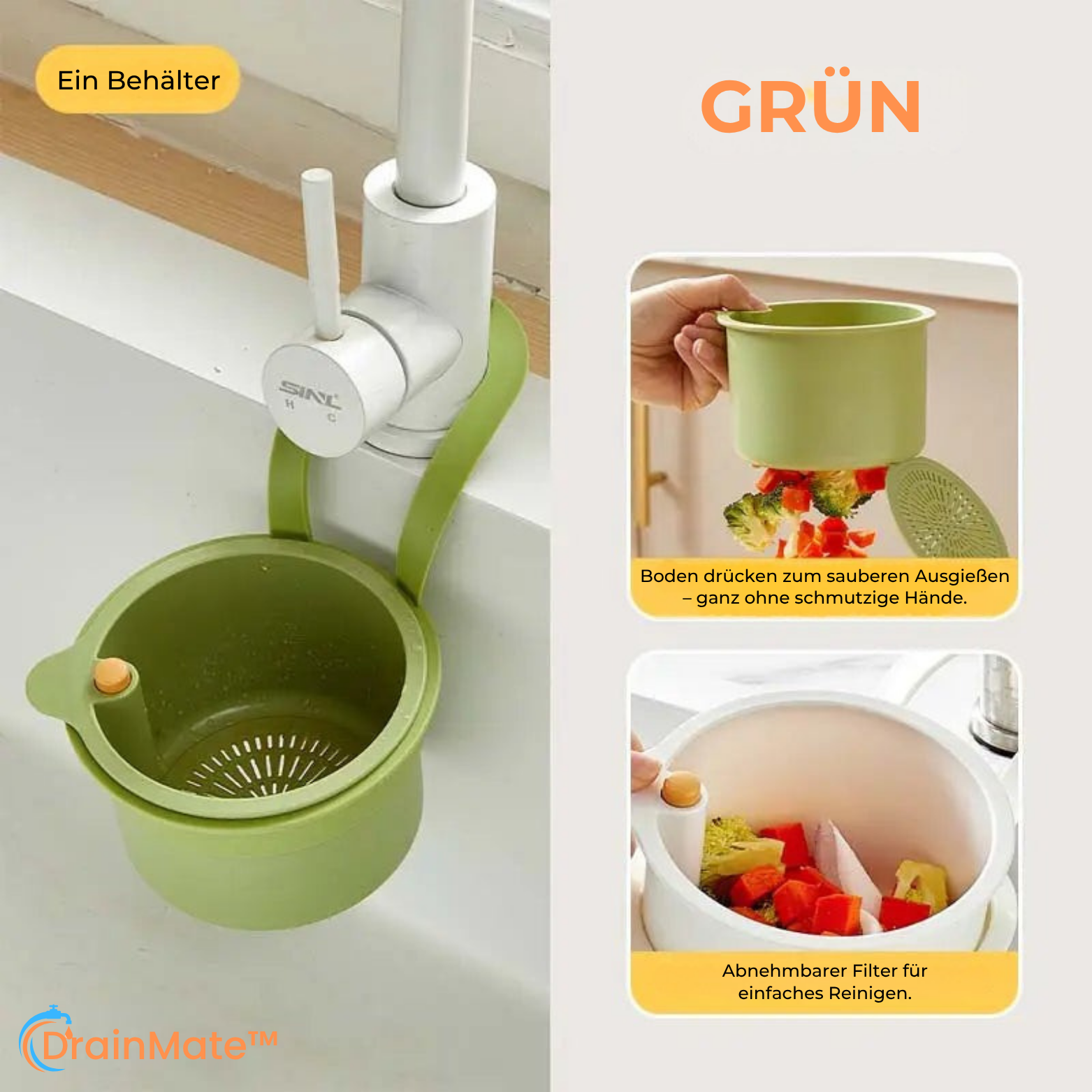 DrainMate™ Abtropfkorb zum Einhängen