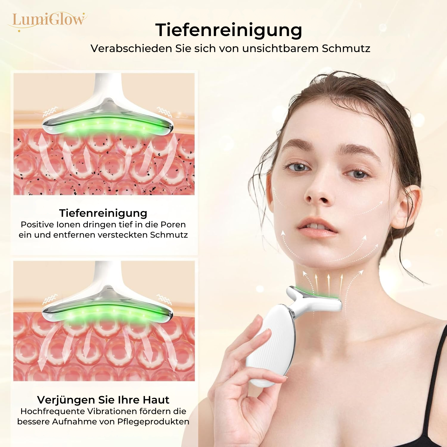 LumiGlow™ EMS Anti-Falten Gerät