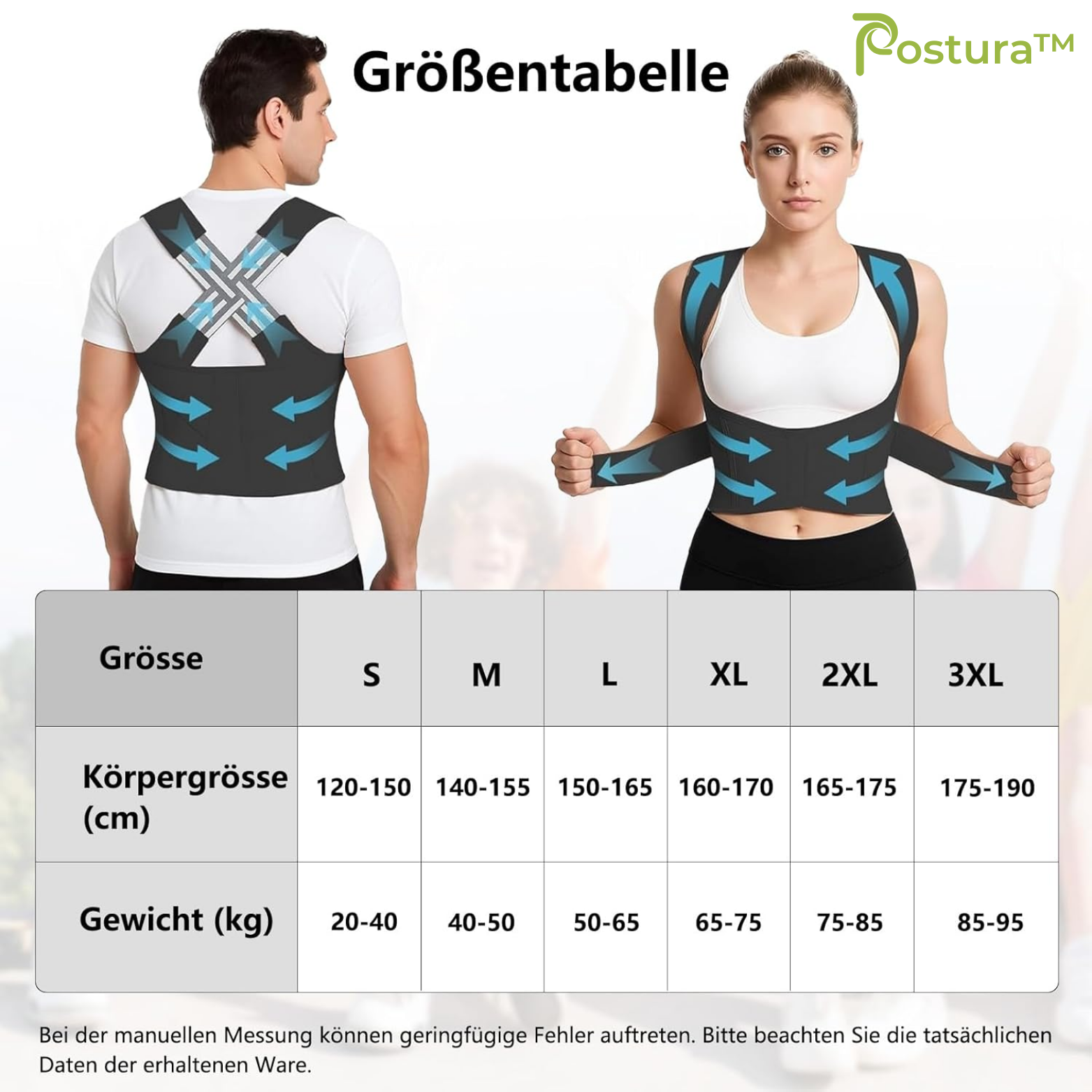 Postura™ Verstellbarer Rückenhalter