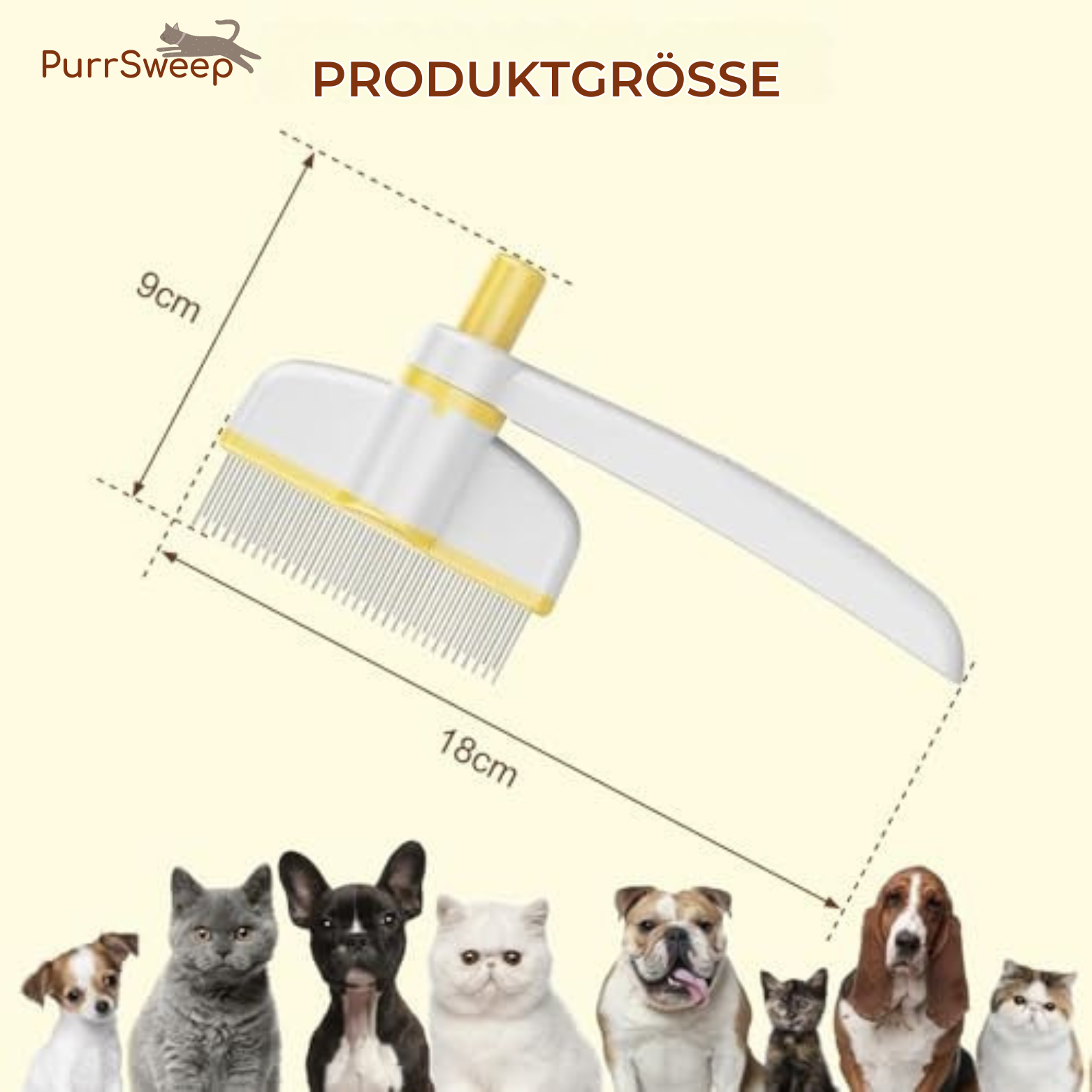 PurrSweep Haarentfernungskamm