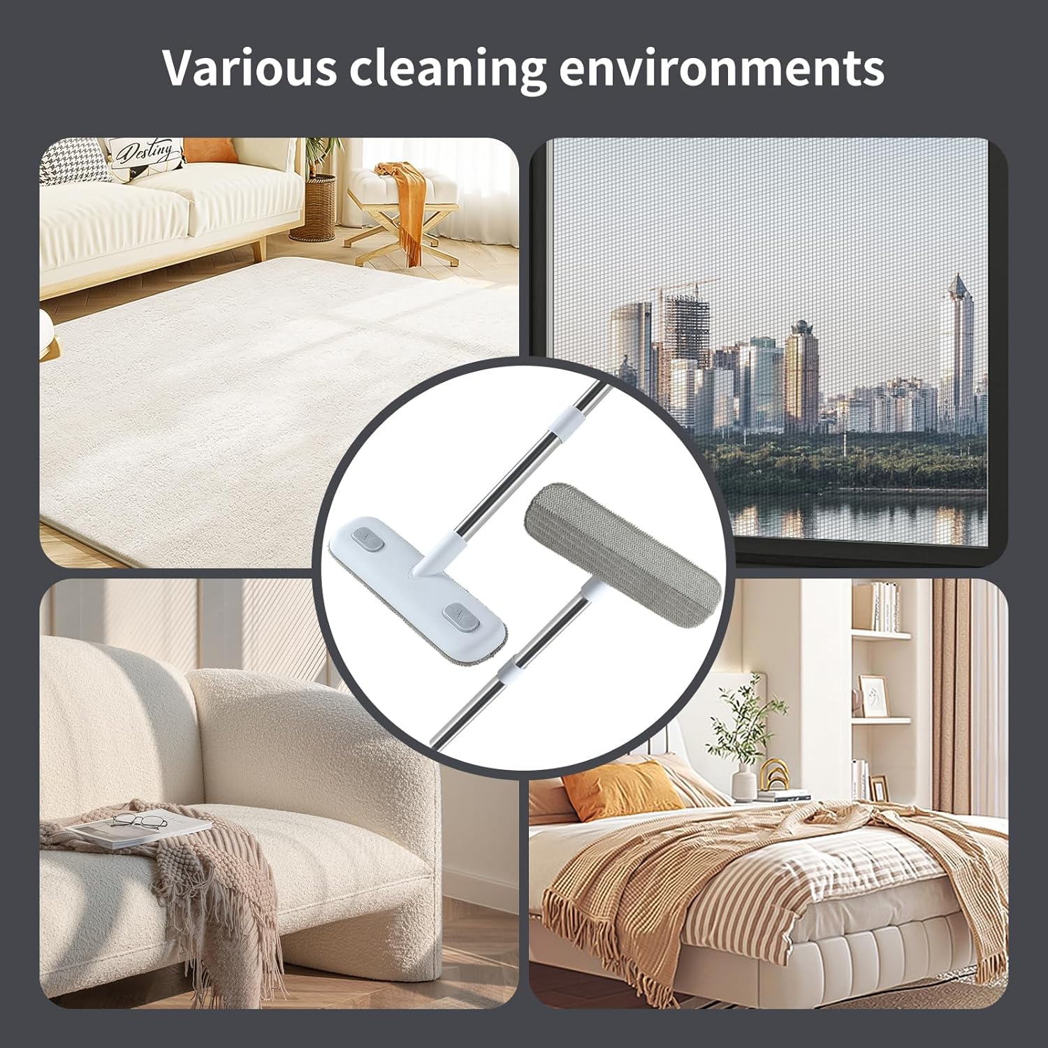 CleaNix™ - Reinigungsbürste für Fenstergitter