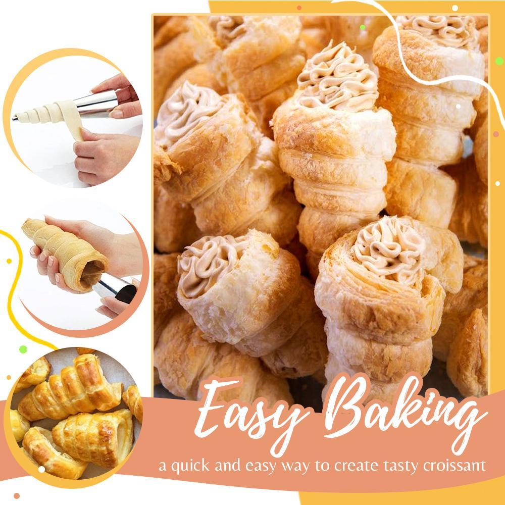 2+3 GRATIS | Swelni™ Kegelförmige Croissant-Backform