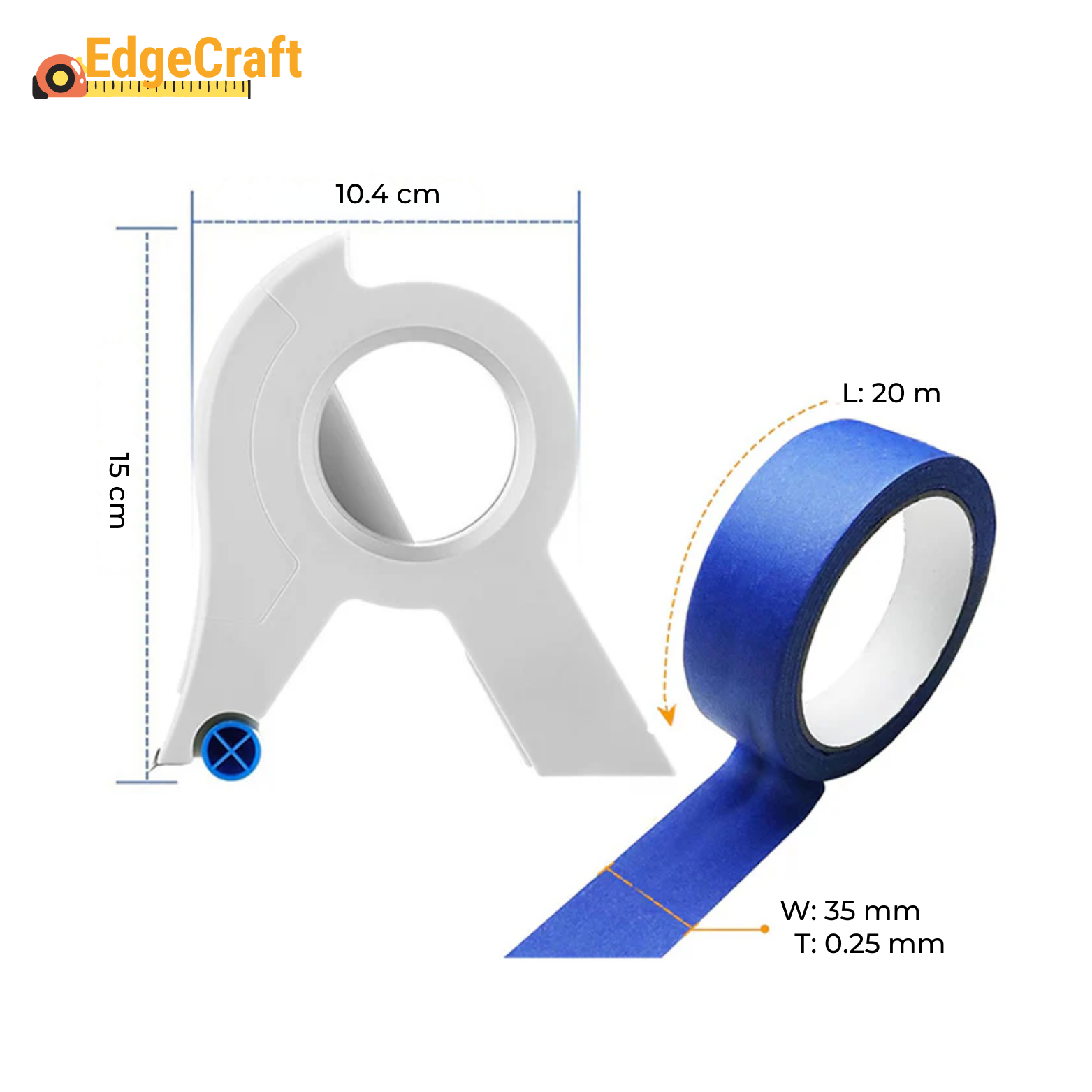 EdgeCraft™ Malerband mit Abroller