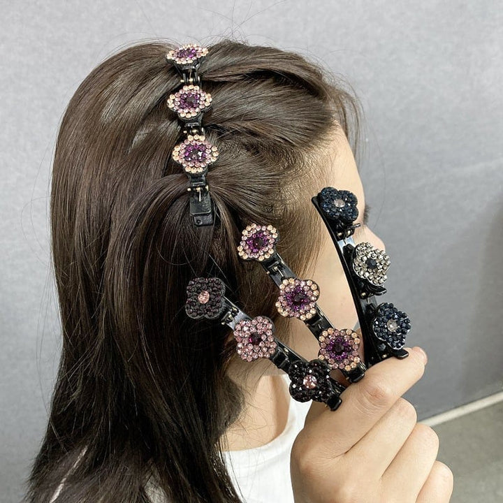 1+1 GRATIS | HairGlam™ – Geflochtene Haarspangen und Satin-Haarbänder