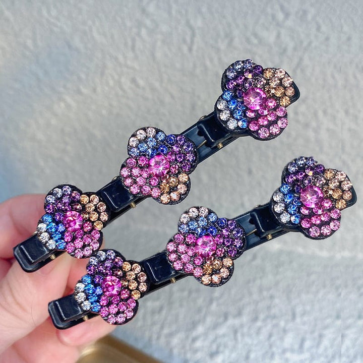 1+1 GRATIS | HairGlam™ – Geflochtene Haarspangen und Satin-Haarbänder
