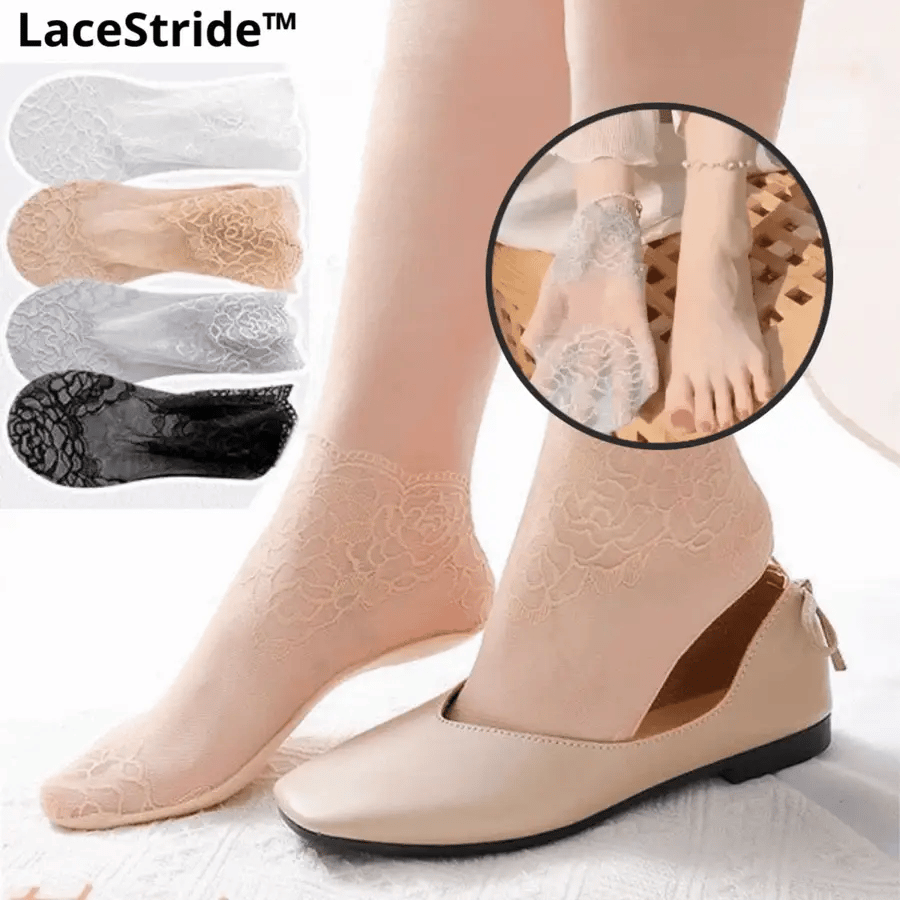 2+2 GRATIS | LaStride™ - Unsichtbare Spitze Socken