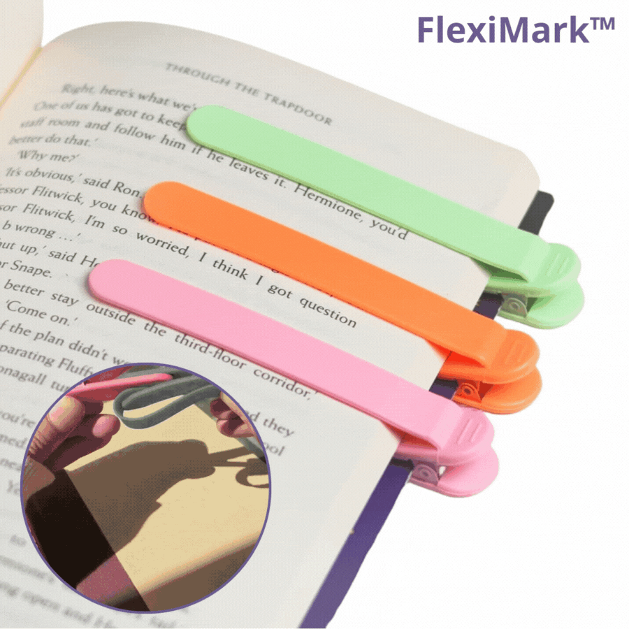 6+6 GRATIS | FlexiMark™ Silikon Lesezeichen