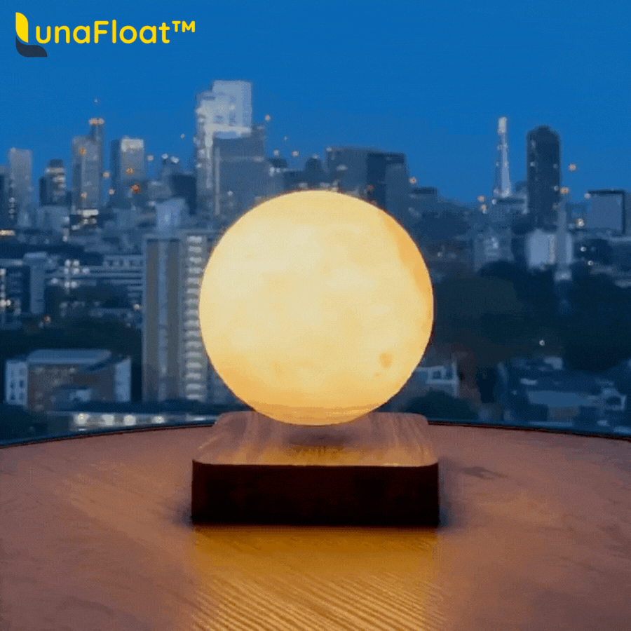 LunaFloat™ Schwebende Mondlampe mit 16 Farben LED