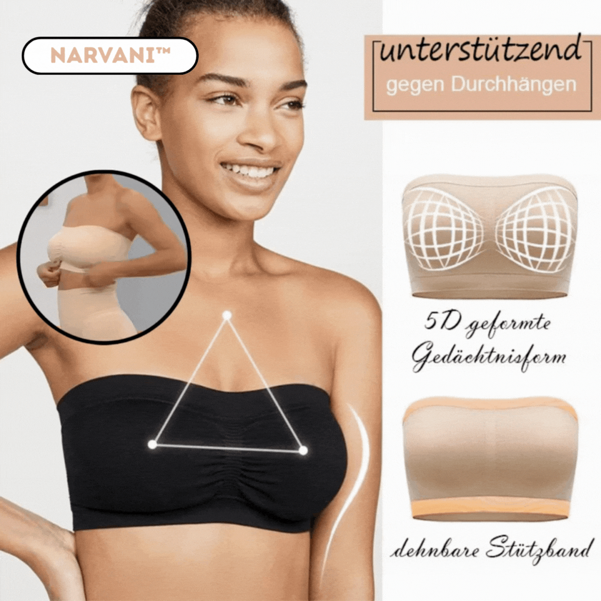 NarVani™ Nahtloser Push-Up-Effekt