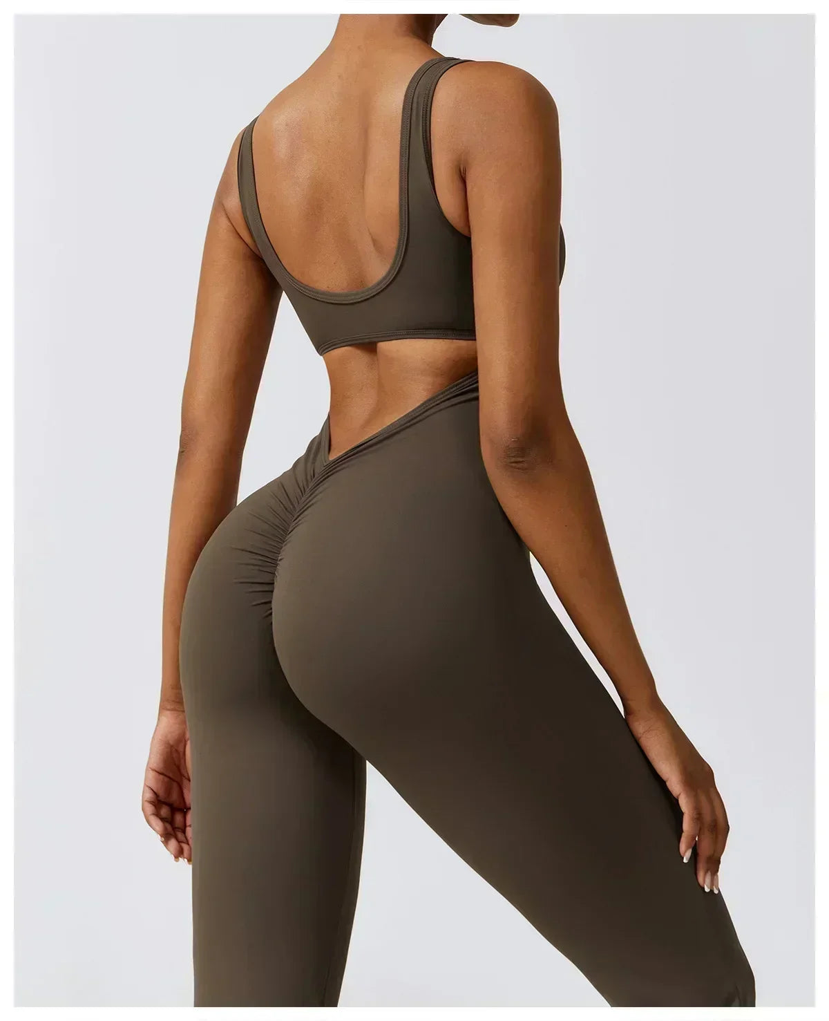 Simnia™ - Schlaghosen-Jumpsuit mit V-Rücken