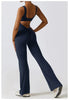 Simnia™ - Schlaghosen-Jumpsuit mit V-Rücken