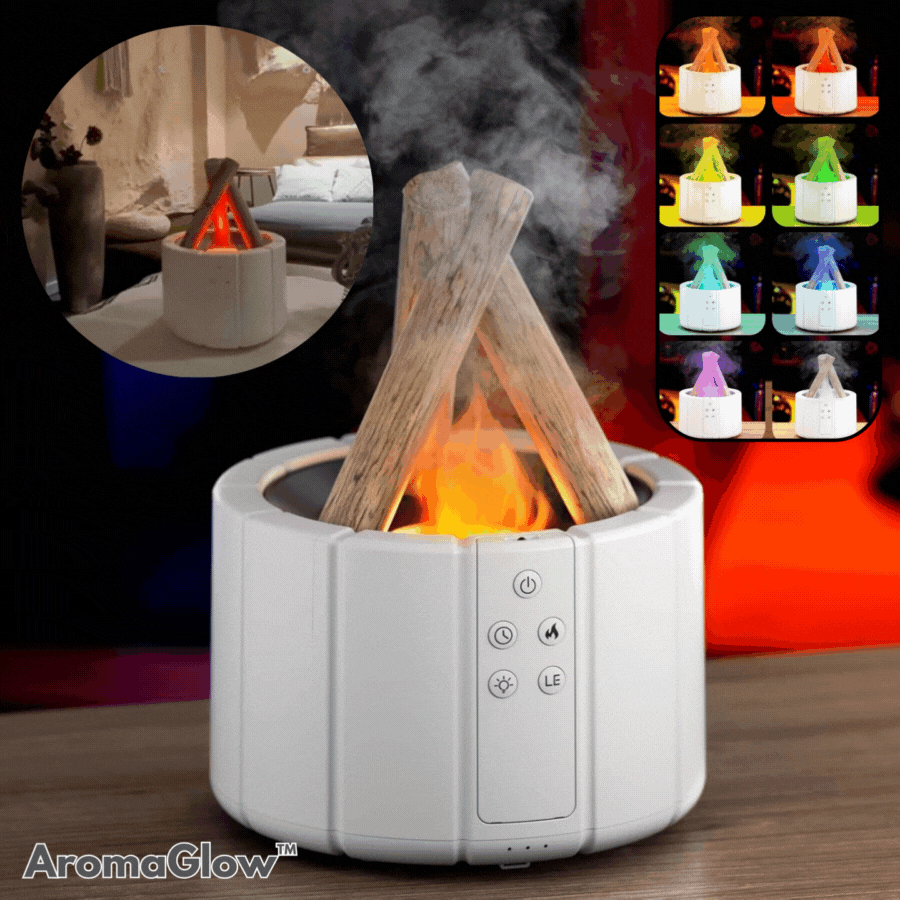 AromaGlow™ | Flammen Öl Diffuser mit Fernbedienung