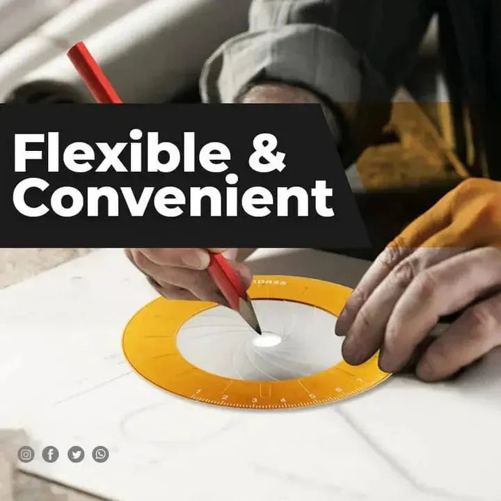 Hordach™ – Kreiszeichner und Schablone für perfekte Kreise