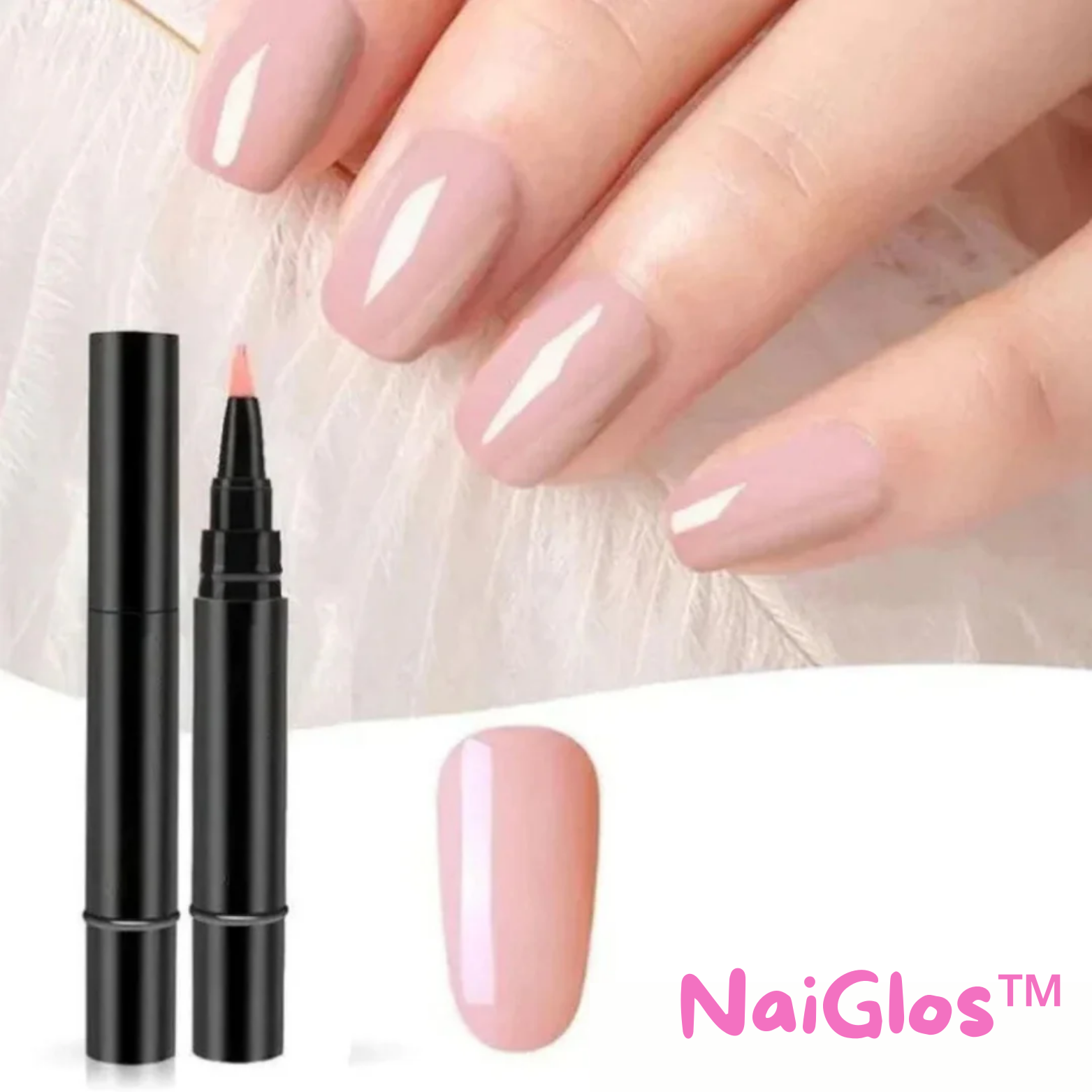 1+1 Gratis | NaiGlos™ Vereinfacht die Erstellung von Nagelkunst und sorgt für Präzision und Stil für makellose Nägel
