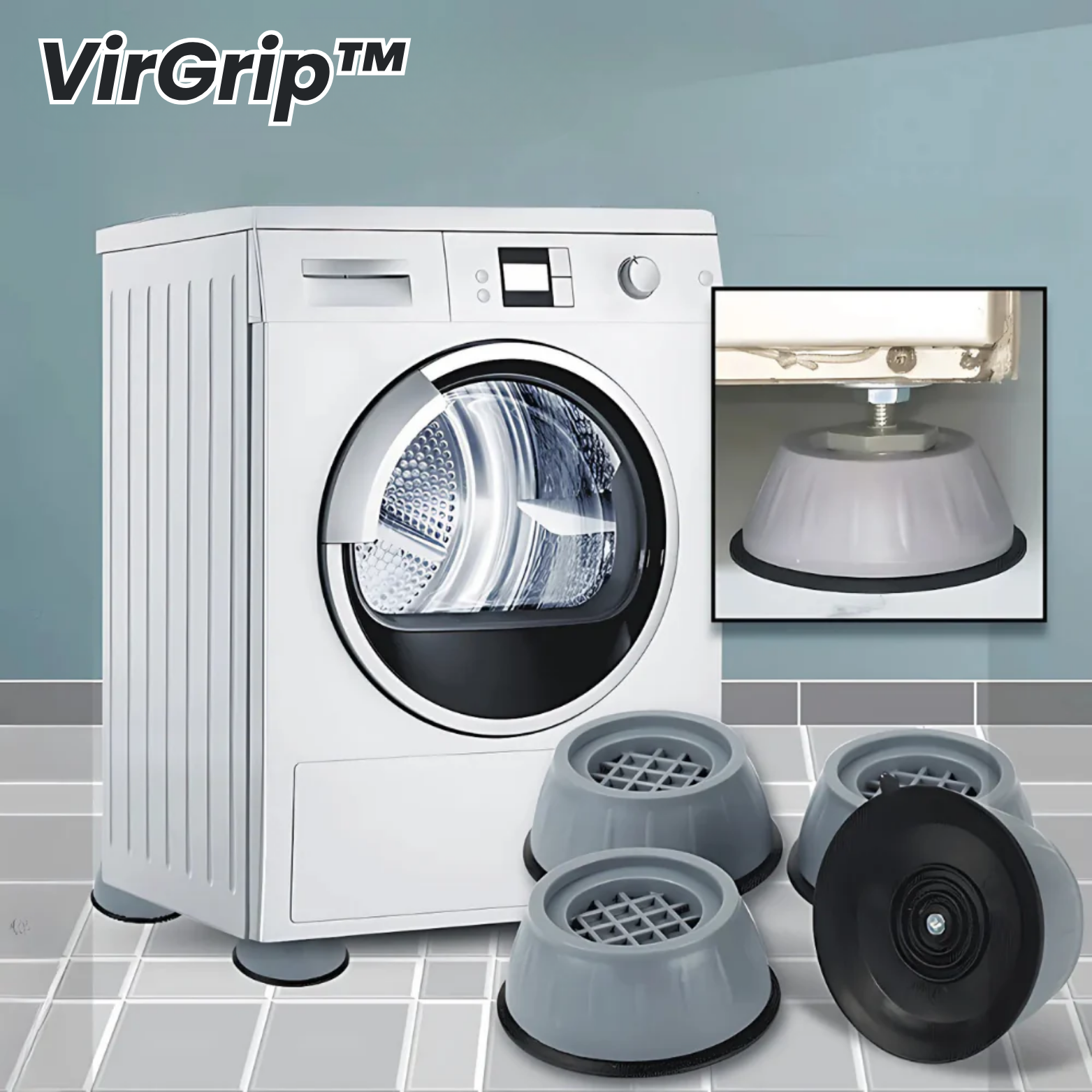 2+2 GRATIS | VirGrip™ - Anti-Vibrationspads